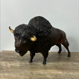 Vintage Breyer Molding Co Large Buffalo Bison Made In USA 12”